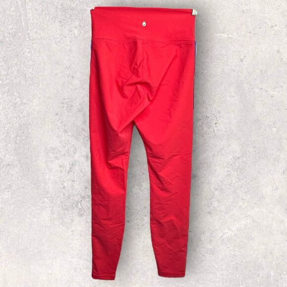 Spiritual Gangster Shimmer Striped High Waist 7/8 Leggings - Picture 2 of 3